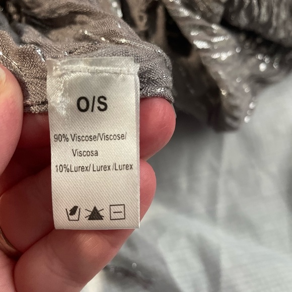 Gray Sparkly Scarf - Picture 3 of 6